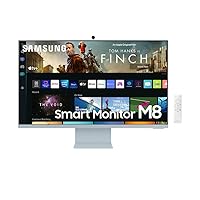 SAMSUNG M8 Series 32-Inch 4K UHD Smart Monitor & Streaming TV (Renewed)