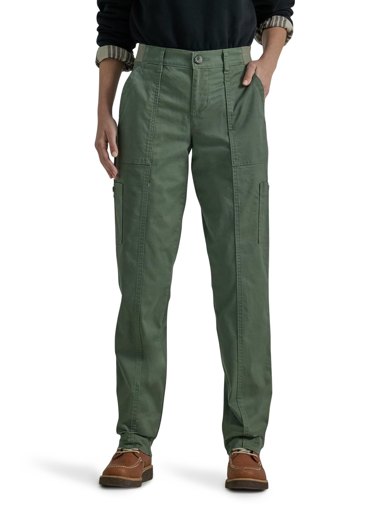Lee Women's Petite Ultra Lux Comfort with Flex-to-go Utility Pant