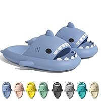 Sharklas Originales Kids, Boys Girl Cloud Shark Slides Non-Slip Novelty Open Toe Sandals, Comfy Cushioned Thick Sole Quick Dry Non-Slip