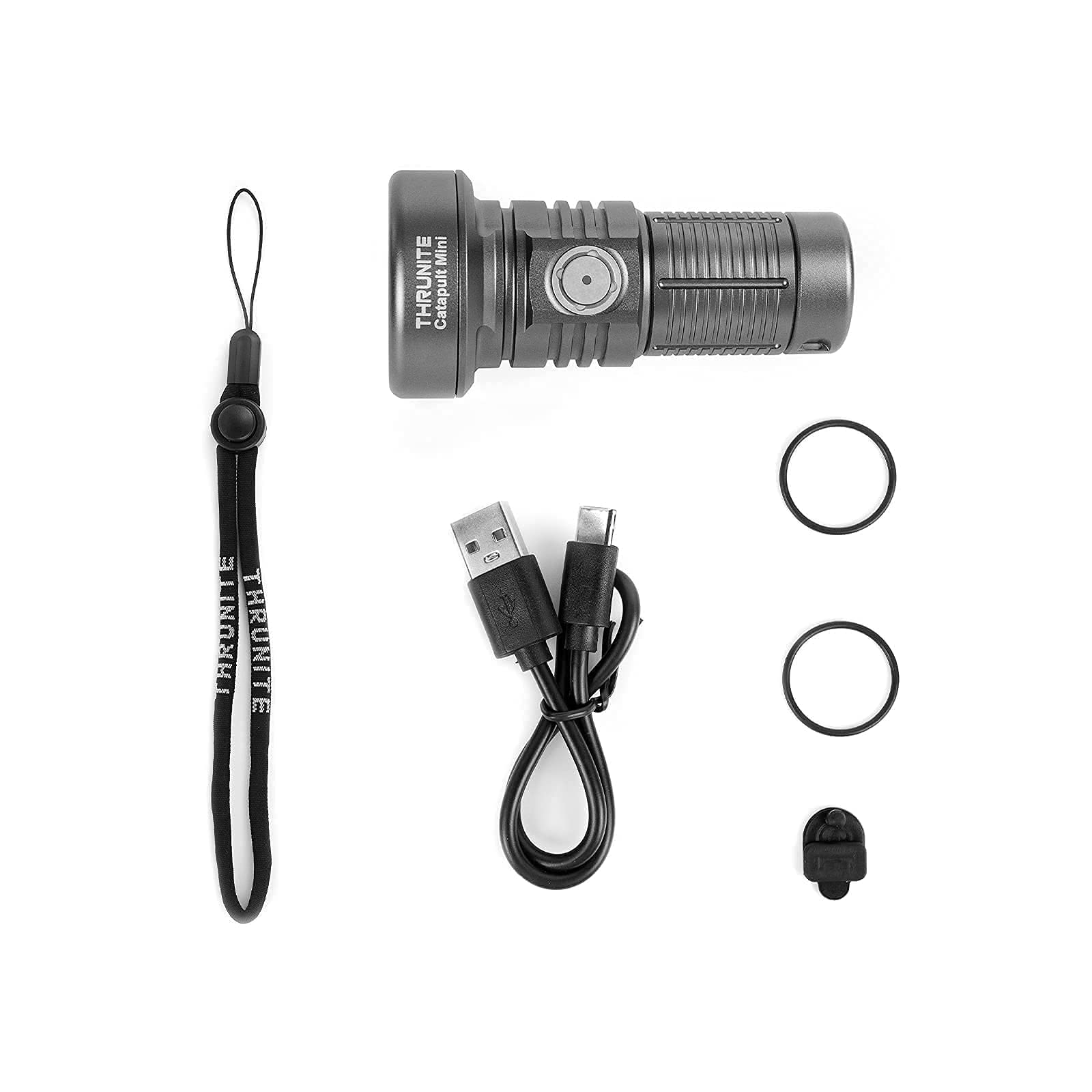 ThruNite EDC Flashlight Bundle丨Catapult Mini Thrower Flashlight Cool White/Catapult Pro Bright Long Beam Flashlight Cool White