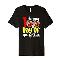 Happy 100th Day Of 9th Grade Strawberry Teacher Or Student Premium T-Shirt