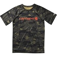 Carhartt Boys' Toddler Force Short Sleeve Camo T-Shirt