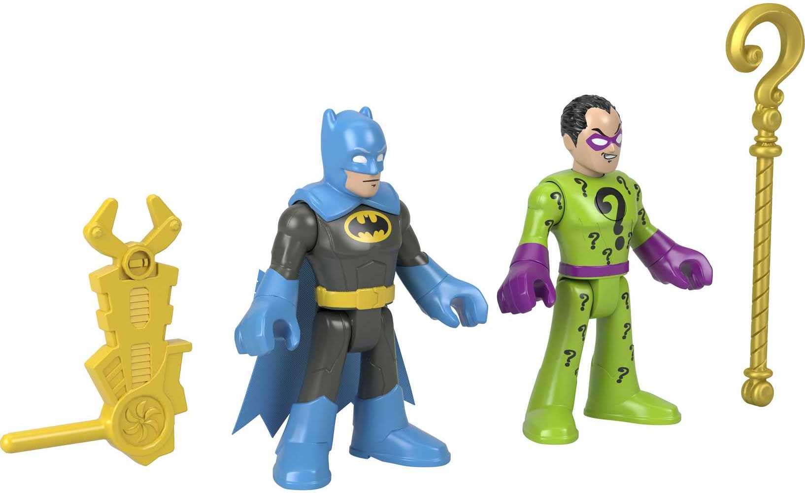 Fisher-Price Imaginext DC Super Friends Batman & The Riddler Figure Set for Preschool Kids Ages 3 to 8 Years