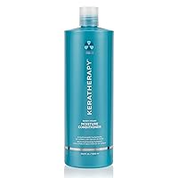 Keratherapy Keratin Infused Moisture Conditioner, 33.8 fl. oz., 1000 ml - Hydrating & Moisturizing Conditioner for Dry Hair with Collagen, Jojoba Oil, & Kerabond Technology