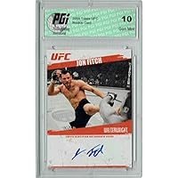 Jon Fitch 2009 Topps UFC #FA-JF UFC Auto Rookie Card PGI 10 - Autographed UFC Cards