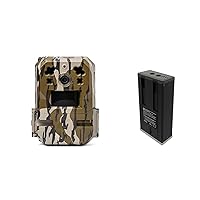 Moultrie Mobile Edge Pro Cellular Trail Camera with Rechargeable Battery | Auto Connect - Nationwide Coverage | False Trigger Elimination Tech | 1080p Video with HD Audio | 100ft Detection Range