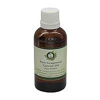 R V Essential Grapeseed Oil | Vitus Vinifera | For Hair | For Face | For Skin | For Body | For Cooking | 100% Pure Natural | Cold Pressed Grapeseed Oil | Unrefined Grapeseed Oil | 30ml | 1.01oz