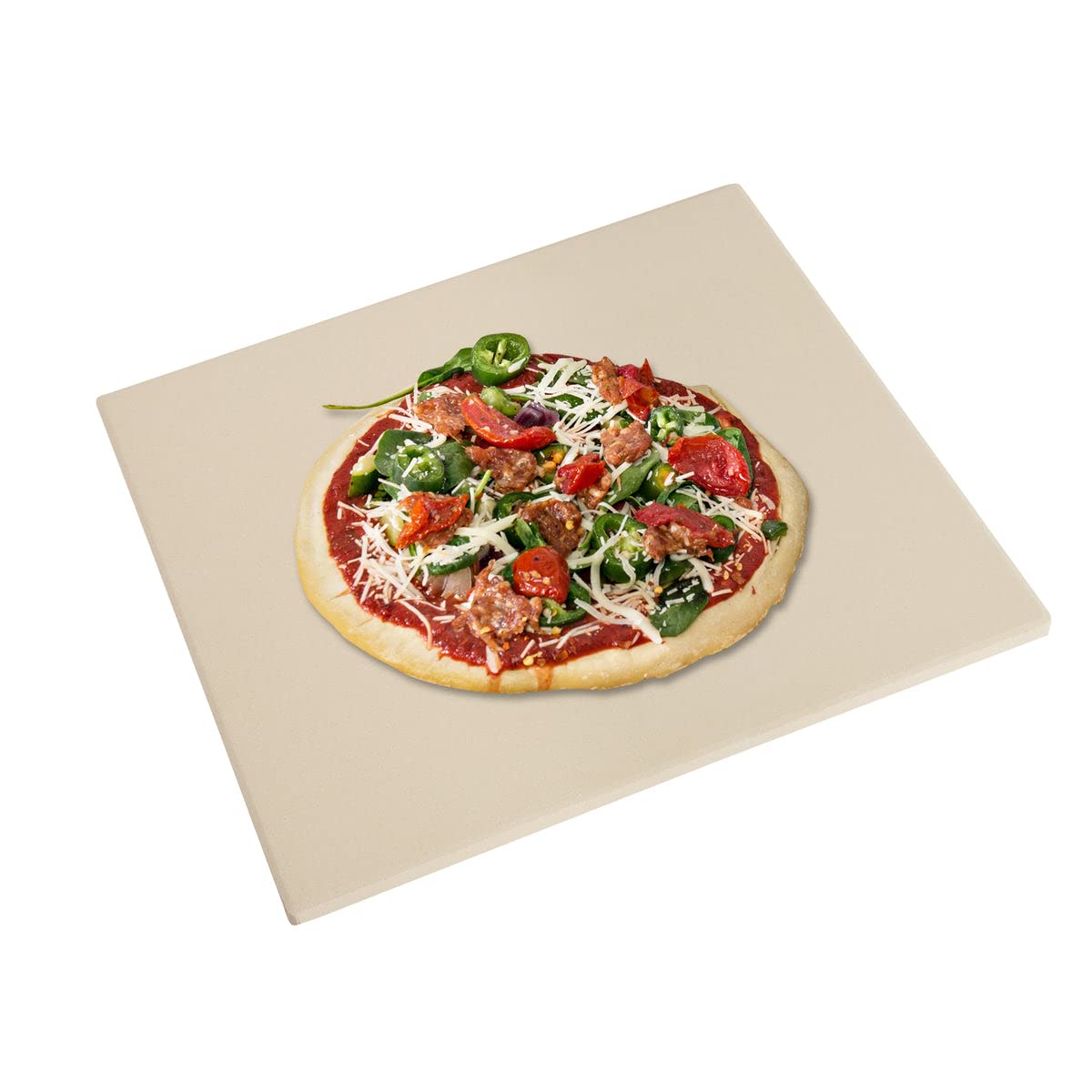Old Stone Rectangle Pizza Stone, 14x16-Inch