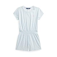 Polo Ralph Lauren Little Girls Floral Cotton Jersey Romper