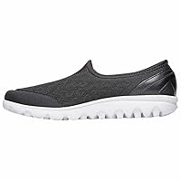 Propet Womens TravelActiv Slip-On Sneakers Shoes Casual - Grey