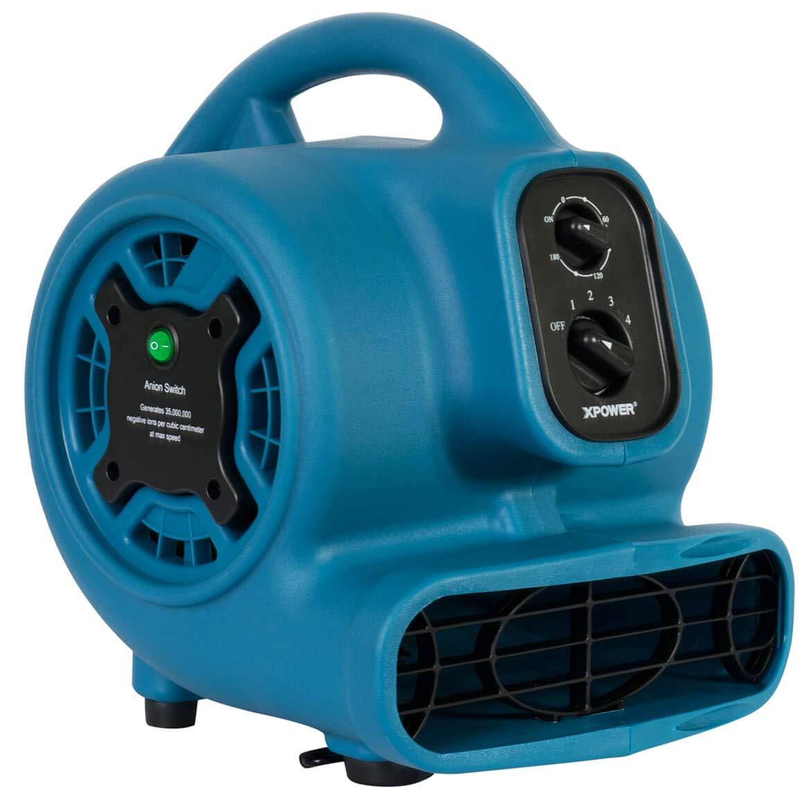 XPOWER P-260NT Freshen Aire Scented Air Mover Scent Diffusing Fan + Ionizer for Immediate Scenting, Cooling, Ventilating, & Drying of Large Areas Blue