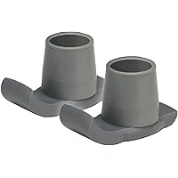 Medical Products Walker Glide Skis, Universal Fit, One Pair, Gray