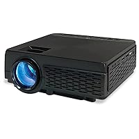 GPX Mini Projector with Bluetooth, USB and Micro SD Media Ports, Includes Remote (PJ300B),Black