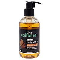 Coffee Body Wash with Almonds for Nourished Skin | Nutty Almond Aroma | Vitamin E Rich Body Cleanser for Soft & Supple Skin | Sulphate Free Shower Gel for Men & Women - 200 ml