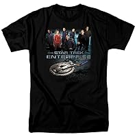 Star Trek Enterprise Shirt - Tv Show Cast Adult Tee
