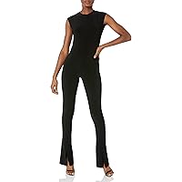 Norma Kamali womens Sleeveless Spat Legging CatsuitJumpsuit