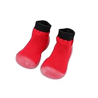 Infant Sandals, Infant Toddler Indoor Cute Soft Solid First Walkers Baby Elastic Socks Shoes