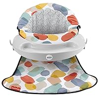 Replacement Part for Fisher-Price Deluxe Sit-Me-Up Floor Seat - GKH29 ~ Replacement Seat Cushion/Pad ~ Colorful Shapes Print
