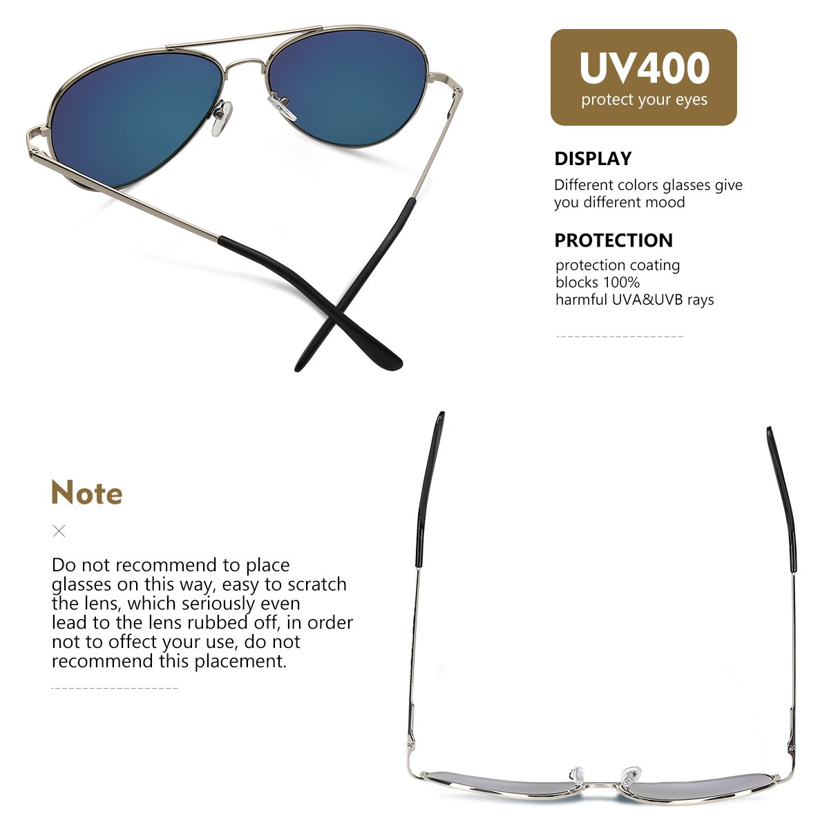 Duduma Premium Classic Sunglasses Mirrored Lens Sunglasses for Men Women Sun glass shades UV400 Protection