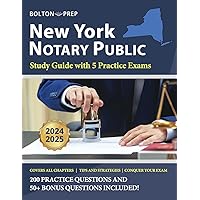 New York Notary Public Study Guide with 5 Practice Exams: 200 Practice Questions and 50+ Bonus Questions Included New York Notary Public Study Guide with 5 Practice Exams: 200 Practice Questions and 50+ Bonus Questions Included Paperback Kindle