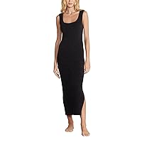 Barefoot Dreams Women's CozyChic Ultra Lite Ribbed Square Neck Dress