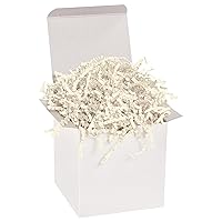 Partners Brand 10 lb. Ivory Crinkle Paper Packing, Shipping, and Moving Box Filler Shredded Paper for Box Package, Basket Stuffing, Bag, Gift Wrapping, Holidays, Crafts, and Decoration
