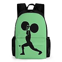 Weightlifting Sign Travel Laptop Backpack for Men Women Casual Basic Bag Hiking Backpacks Work
