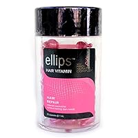 Ellips Hair Vitamin with Pro-Keratin Complex Jar(50 Capsules), Hair Beauty Oil, Hair Repair (Pack of 1)