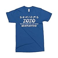 Threadrock Men's Seniors 2020 The One Under Quarantine Social Distancing T-Shirt