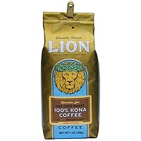 24K Gold Roast 100% Kona Ground Coffee, Medium-Light Roast, A Taste of Aloha - 7 Ounce Bag
