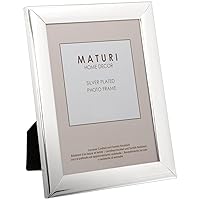 Silver Plated Photo Frame - Curved Edge Finish, 4 x 6-inch (10 x 15cm)