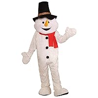 Rubie's Snowman Plush Economical Mascot Adult Costume,42-inch chest size