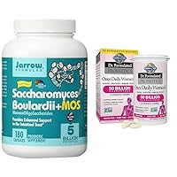 Jarrow Formulas Probiotics Bundle with Saccharomyces Boulardii 5 Billion CFU and Dr Formulated Probiotics for Women 50 Billion CFU, 30 Capsules