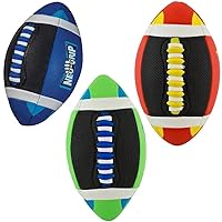 Franklin Sports Mini Sponge Foam Football - Grip-Tech Youth Football with Sift and Tacky, Easy Grip Cover - Perfect for Small Kids
