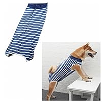 Dog Surgery Recovery Suit - Recovery Shirt for Male Female Dog Cats Pet Surgery Recovery Suit Spayed Dog Recovery Suit Female - Dog Surgery Recovery Suit -Vu01,Bluestripe-L