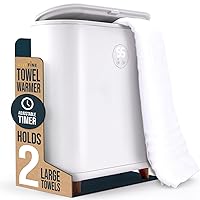 LiveFine Towel Warmer | Large Bucket Style Luxury Heater with LED Display, Adjustable Timer, Auto Shut-Off | Fits Up to Two 40” x 70” Oversized Towels