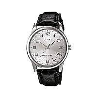 CASIO Men Analog Quartz Watch with Leather Strap MTP-V001L-7
