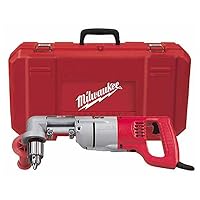 MILWAUKEE'S Right Angle Drill, 1/2 In, 400/900 RPM, Red (3002-1)