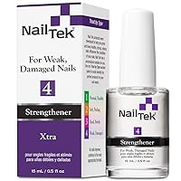 Xtra 4, Nail Strengthener for Weak and Damaged Nails, 0.5 oz, 1-Pack
