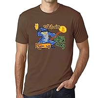 Men's Graphic T-Shirt Magic Internet Money Bitcoin Wizard Eco-Friendly Limited Edition Short Sleeve Tee-Shirt