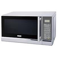 RCA RMW741 0.7 Cubic Foot Microwave, Stainless Steel Design, Silver
