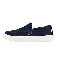 Hey Dude Sunapee M Canvas Navy/White Size M8 | Men's Shoes | Men's Slip On Sneakers | Comfortable & Light-Weight