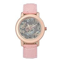 Color Chameleons Casual Watches for Women Classic Leather Strap Quartz Wrist Watch Ladies Gift