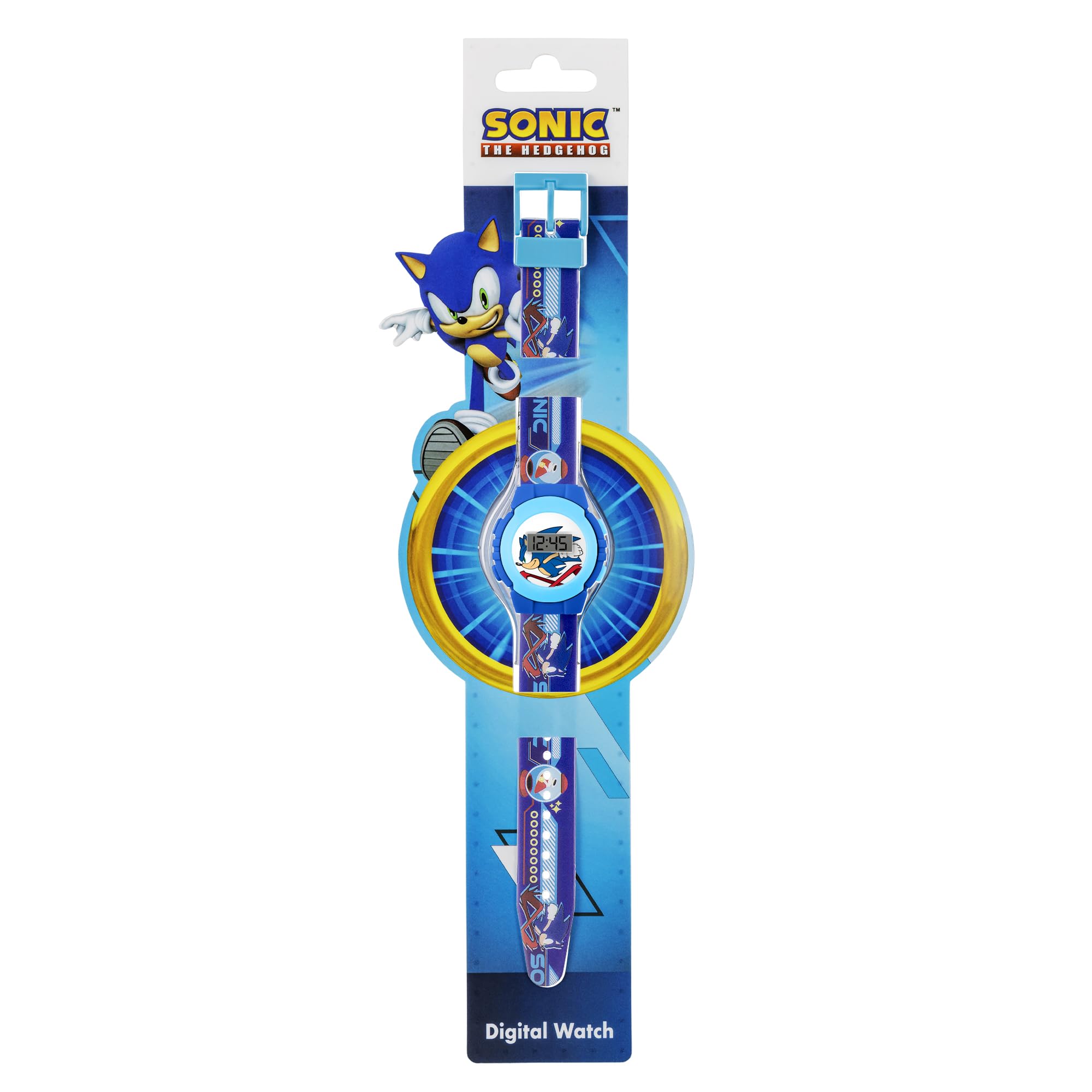 Sonic Boy's Digital Quartz Watch with Plastic Strap SNC4316, Blue, Japanese