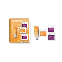 SPF Travel Set : Derm on the Go - Travel Suncreen Set for AM & PM - Multi-Vitamin Clear Coat SPF 50 0.33Fl Oz with 3 additional bonus items