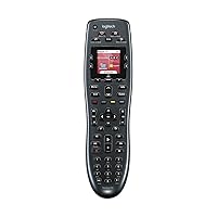 Logitech 915-000162 Harmony 700 Rechargeable Remote with Color Screen (Black) (Renewed)