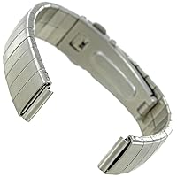 14mm Speidel Brushed Stainless Steel Push Button Clasp Ladies Watch Band 1885