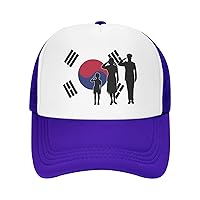 South Flag Korea Mesh Trucker Hats Mens Womens Casquette Snapback Baseball Caps