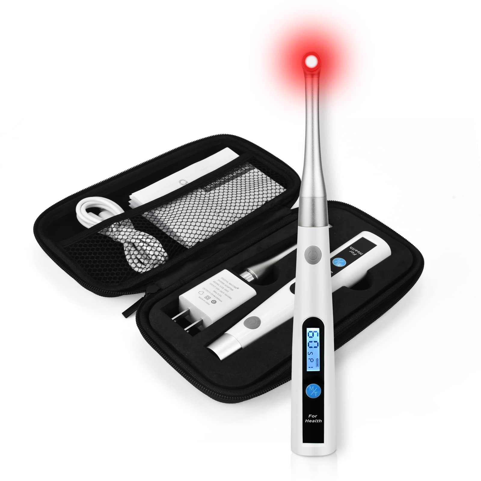 MCWOFI Red Light Therapy Device, Cold Sore for Pain Relief and Canker Lip Sore Management, with 660nm, 850nm Wavelengths
