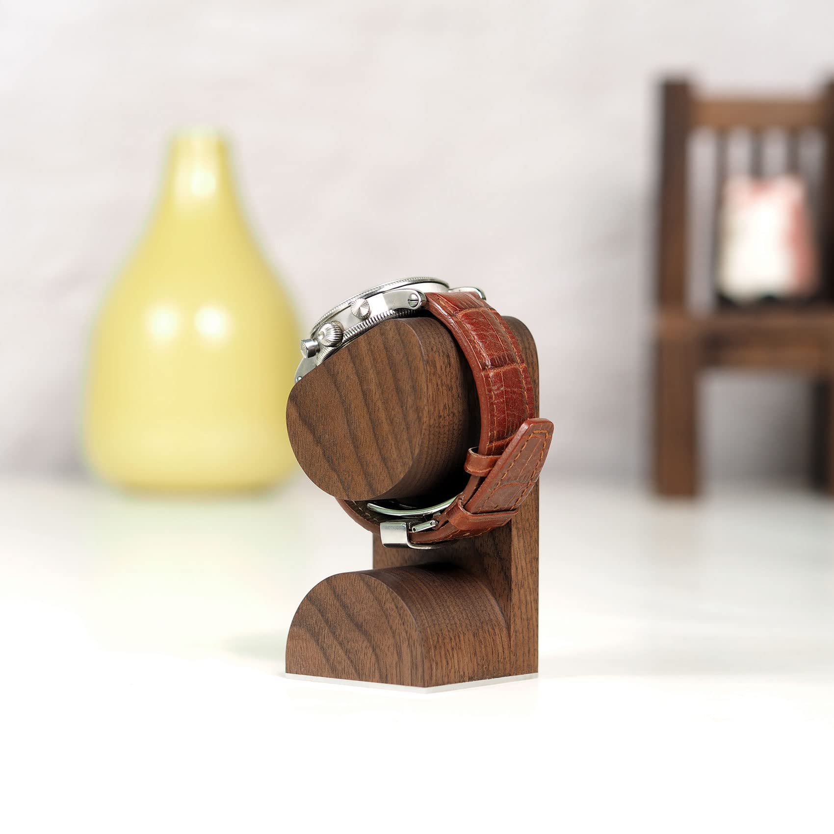 Watch Stand Handcrafted solid wood Watch Display Stand for both Men's and Women's Wrist Watches